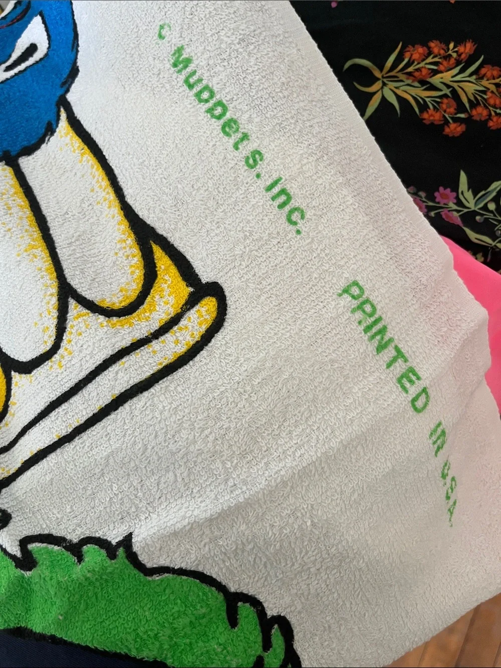 Sesame Street Character Beach Towel - Big Bird, Cookie Monster & Friends